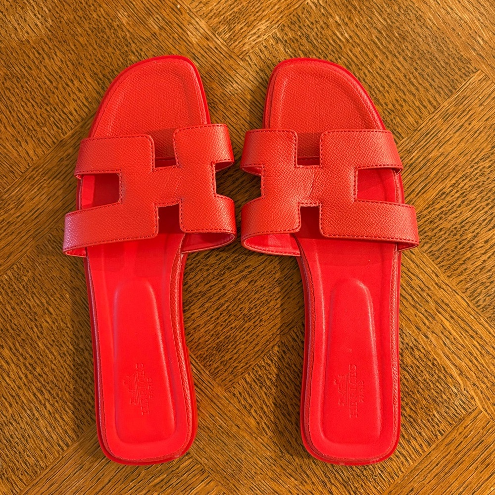 Hermes Oran Sandals Size 39